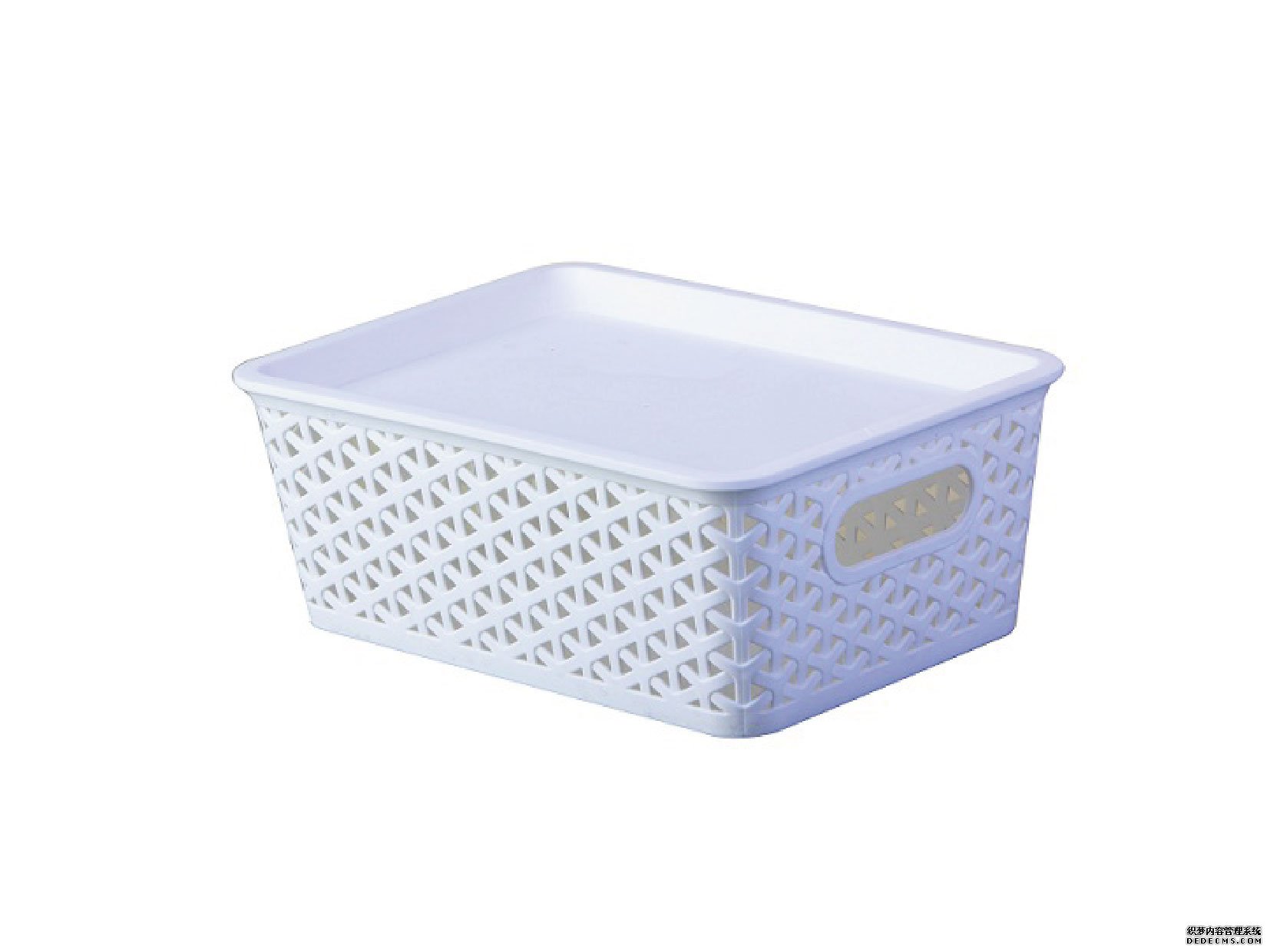 Storage basket with lid